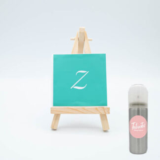 Pochoir Lettre Z avec spray d’encre noir